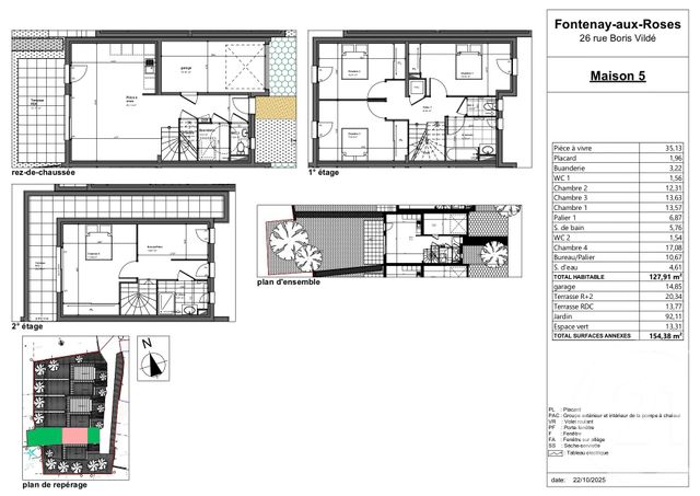maison à vendre - 5 pièces - 127.91 m2 - FONTENAY AUX ROSES - 92 - ILE-DE-FRANCE - Century 21 Far Etoiles