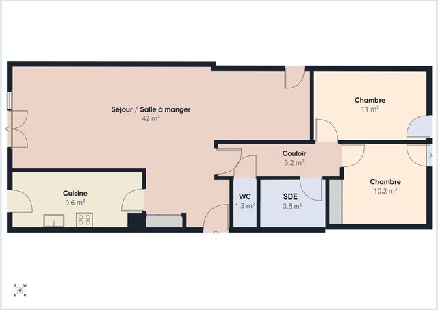 Appartement F4 à vendre - 4 pièces - 83.0 m2 - FONTENAY AUX ROSES - 92 - ILE-DE-FRANCE - Century 21 Far Etoiles