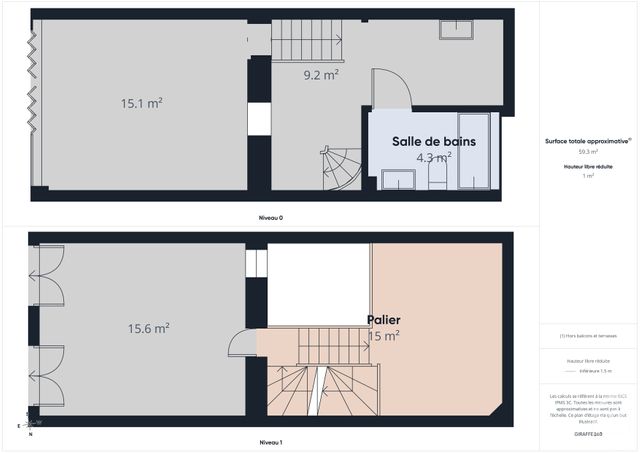 Appartement Duplex à vendre - 3 pièces - 54.05 m2 - BAGNEUX - 92 - ILE-DE-FRANCE - Century 21 Far Etoiles